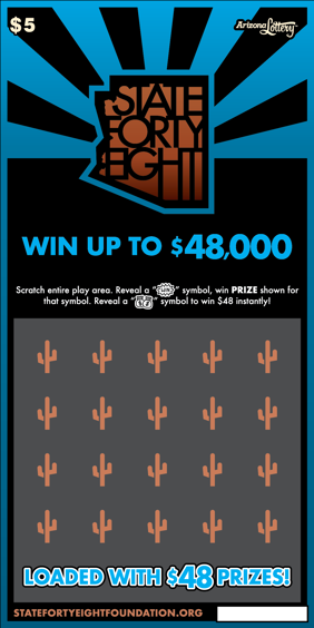 Scratcher State Forty Eight #1488 | Arizona Lottery