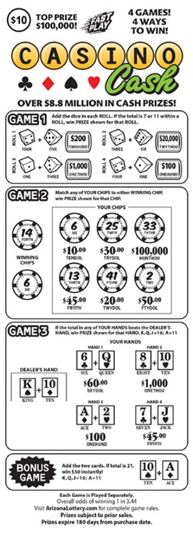 Casino Cash Ticket