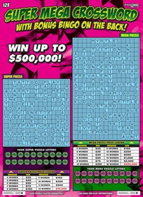super mega crossword 1204 arizona lottery