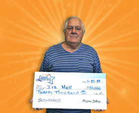 Arizona Lottery Winner Ira Mull