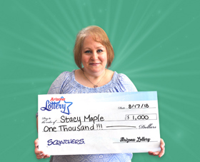 Arizona Lottery Winner Stacy Maple