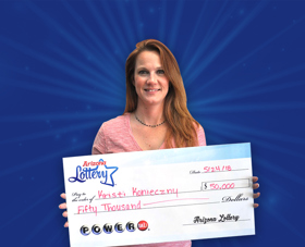 Arizona Lottery Winner Kristi Konieczny