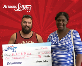 Arizona Lottery Winner Robert Rose