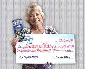 Arizona Lottery Winner Suzanne Barnes