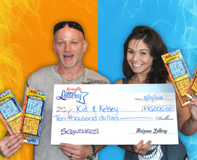 Arizona Lottery Winner Kid & Kelsey