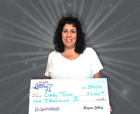 Arizona Lottery Winner Cindy Tober