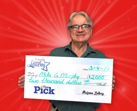 Arizona Lottery Winner Mike G. Murphy