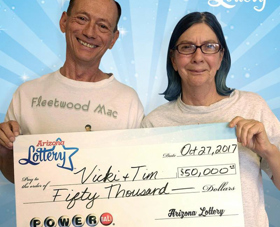 Arizona Lottery Winner Vicki & Tim
