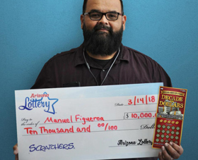 Arizona Lottery Winner Manuel Figueroa