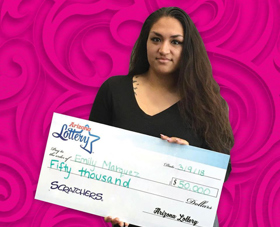 Arizona Lottery Winner Emily Marquez
