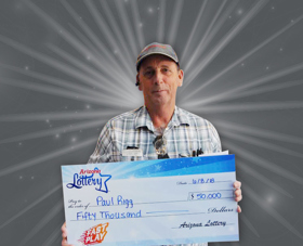 Arizona Lottery Winner Paul Rigg