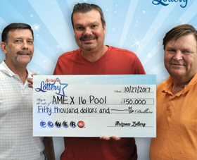 Arizona Lottery Winner AMEX 16 Pool