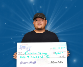 Arizona Lottery Winner Ernesto Pelayo 