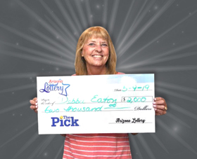 Arizona Lottery Winner Debbie Eaton