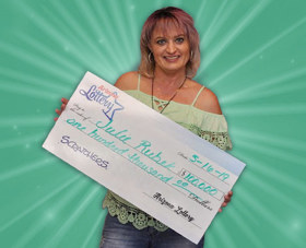 Arizona Lottery Winner Julie Rubek