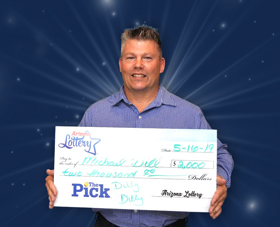 Arizona Lottery Winner Michael Dill