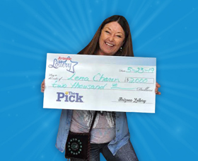 Arizona Lottery Winner Lena Charon
