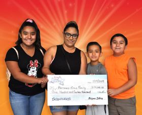 Arizona Lottery Winner Barreras-Cruz Family 