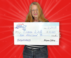 Arizona Lottery Winner Diana Wolfe
