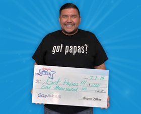 Arizona Lottery Winner Got Papas!!!