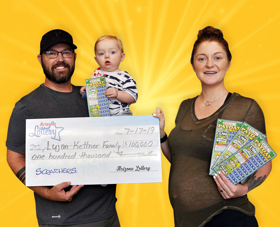 Arizona Lottery Winner Lujan-Kettner Family