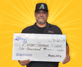 Arizona Lottery Winner Brian Harmon