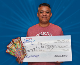 Arizona Lottery Winner Allen Figueroa
