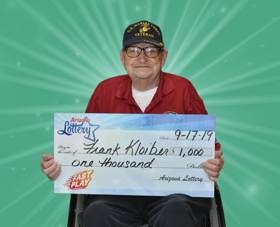 Arizona Lottery Winner Frank Klobier