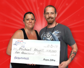Arizona Lottery Winner Michael Atwell