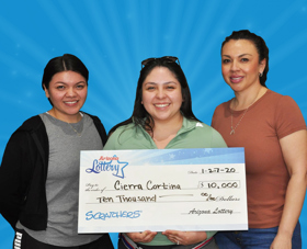 Arizona Lottery Winner Cierra Cortina