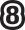 Symbol of the number 8
