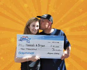 Arizona Lottery Winner Hannah & Bryan