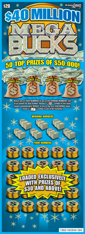 Megabucks Numbers