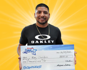 Arizona Lottery Winner Ray Chaidez