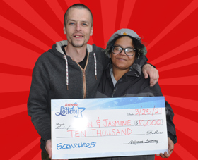 Arizona Lottery Winner Jon & Jasmine