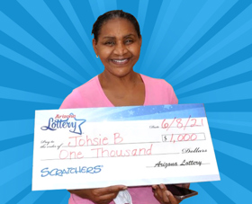 Arizona Lottery Winner Johsie B.
