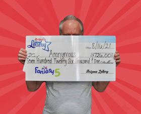 Arizona Lottery Winner Anonymous