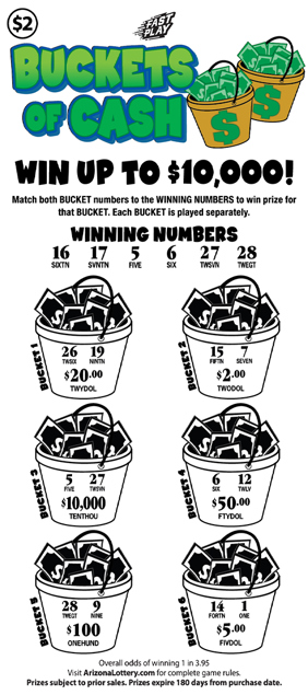 #140 Buckets of Cash Logo