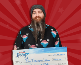 Arizona Lottery Winner Big Bearded Winner