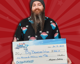 Arizona Lottery Winner Big Bearded Winner