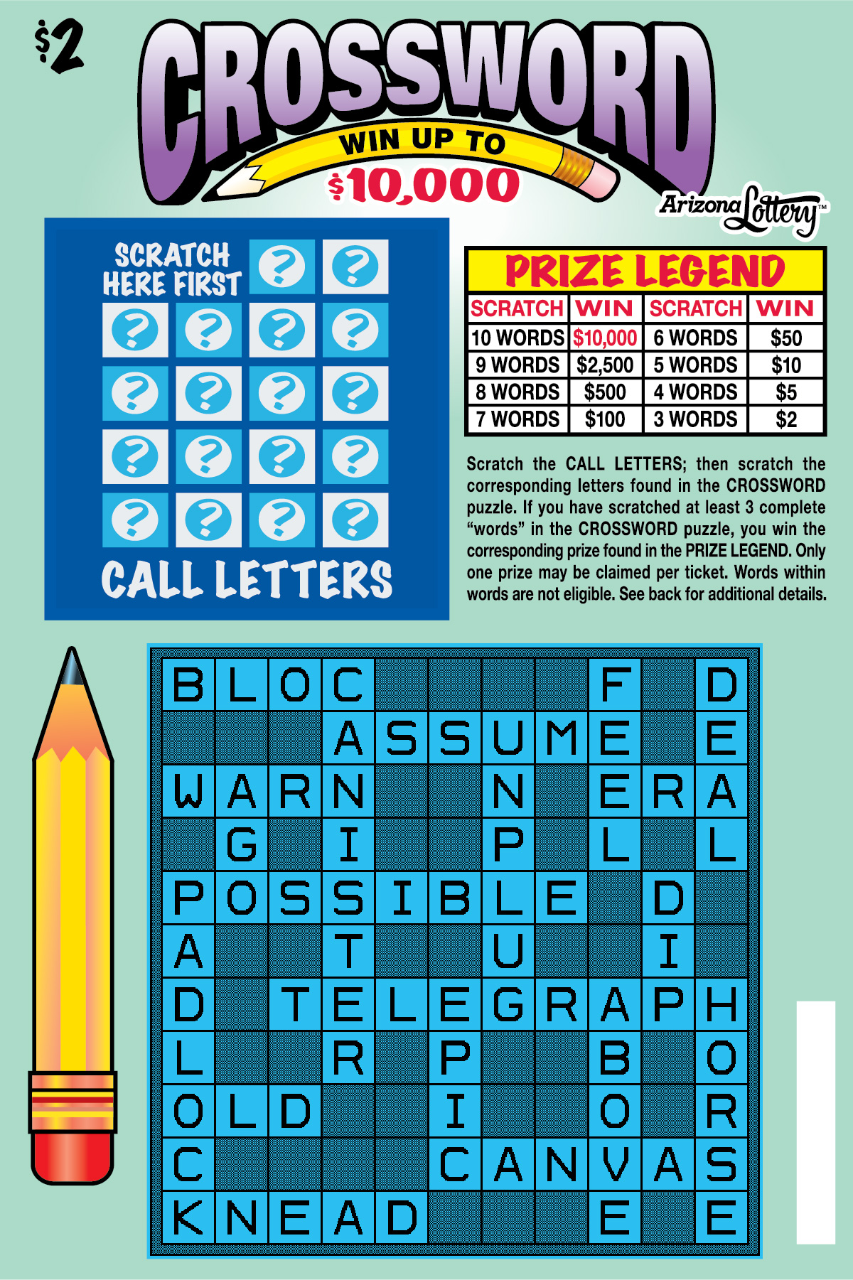 Crossword Part 1 ! Scratcher tool from the lotto queens @Game thing