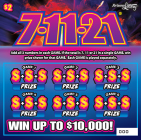 7-11-21 #1404  Arizona Lottery