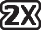 2X