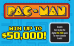PAC-MAN, Win Up To $50,000, Win Up To 16 Times
