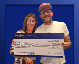 Arizona Lottery Winner Joseph L.