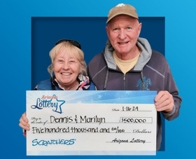 Arizona Lottery Winner Dennis & Marilyn
