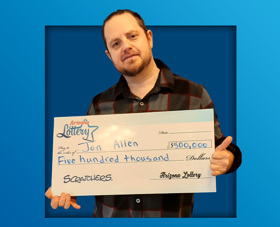 Arizona Lottery Winner Jon Allen