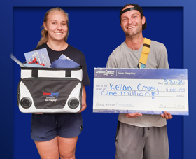 Arizona Lottery Winner Kellan Covey