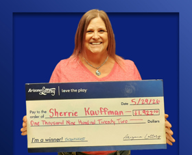 Arizona Lottery Winner Sherrie Kauffman