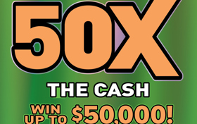 50X The Cash Logo